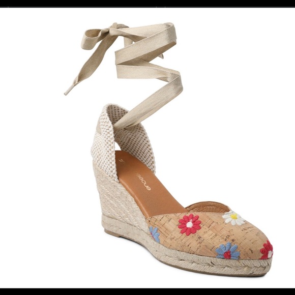 Ensley Andre Assous Espadrille Wedge 🌸🌼 Size 7-7.5 38 - Picture 11 of 13